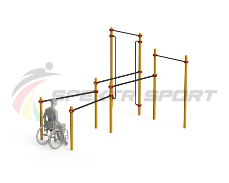 Купить Спортивный комплекс для инвалидов-колясочников WRK-D19_76mm в Иннополисе 