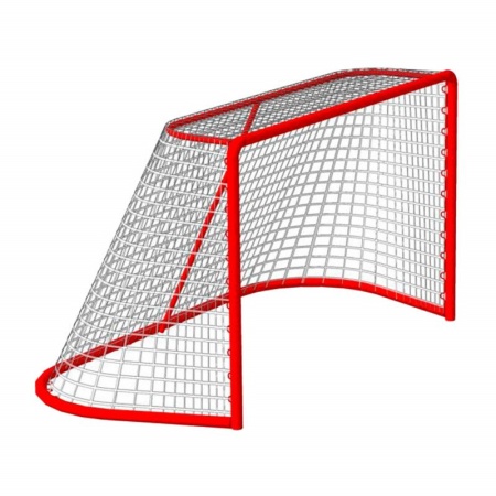 Купить Сетка хоккейная на ворота 1,22мх1,83мх0,5мх1,15м, нить 3,5 мм, узловая в Иннополисе 
